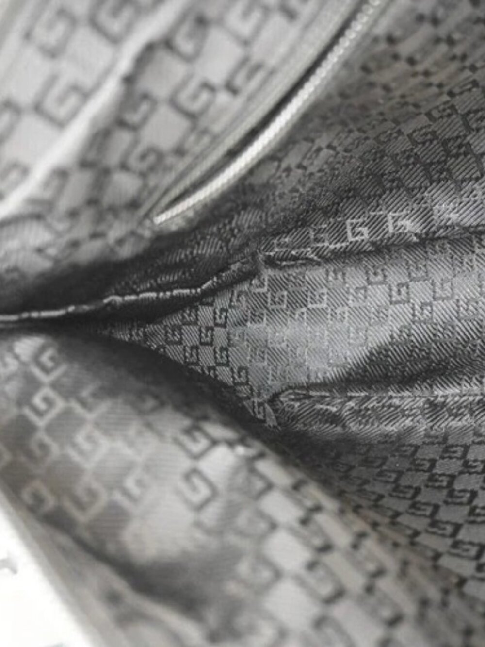 GUCCI Logo Shoulder Hobo Bag Leather Black GHW Italy 62KD276 - Picture 12 of 15